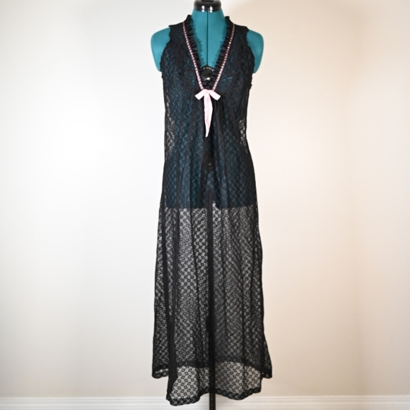 Lace Sheer Maxi Dress - Picture 2 of 3